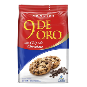 Cookies 9 de Oro con Chips de Chocolate